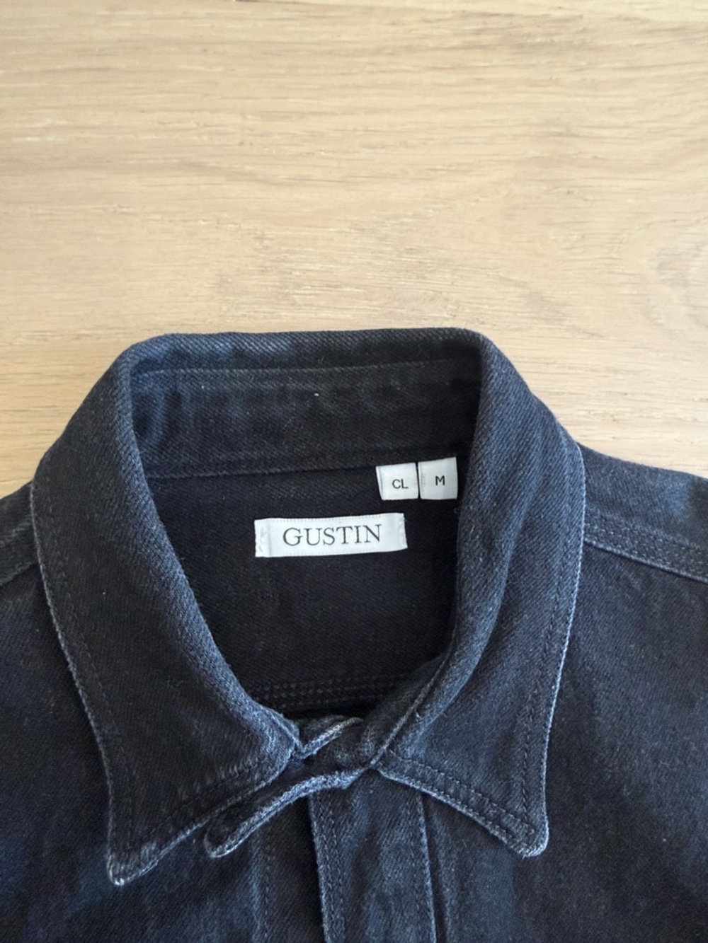 Gustin Black Button-Front Shirt Jacket - Picture 2 of 10